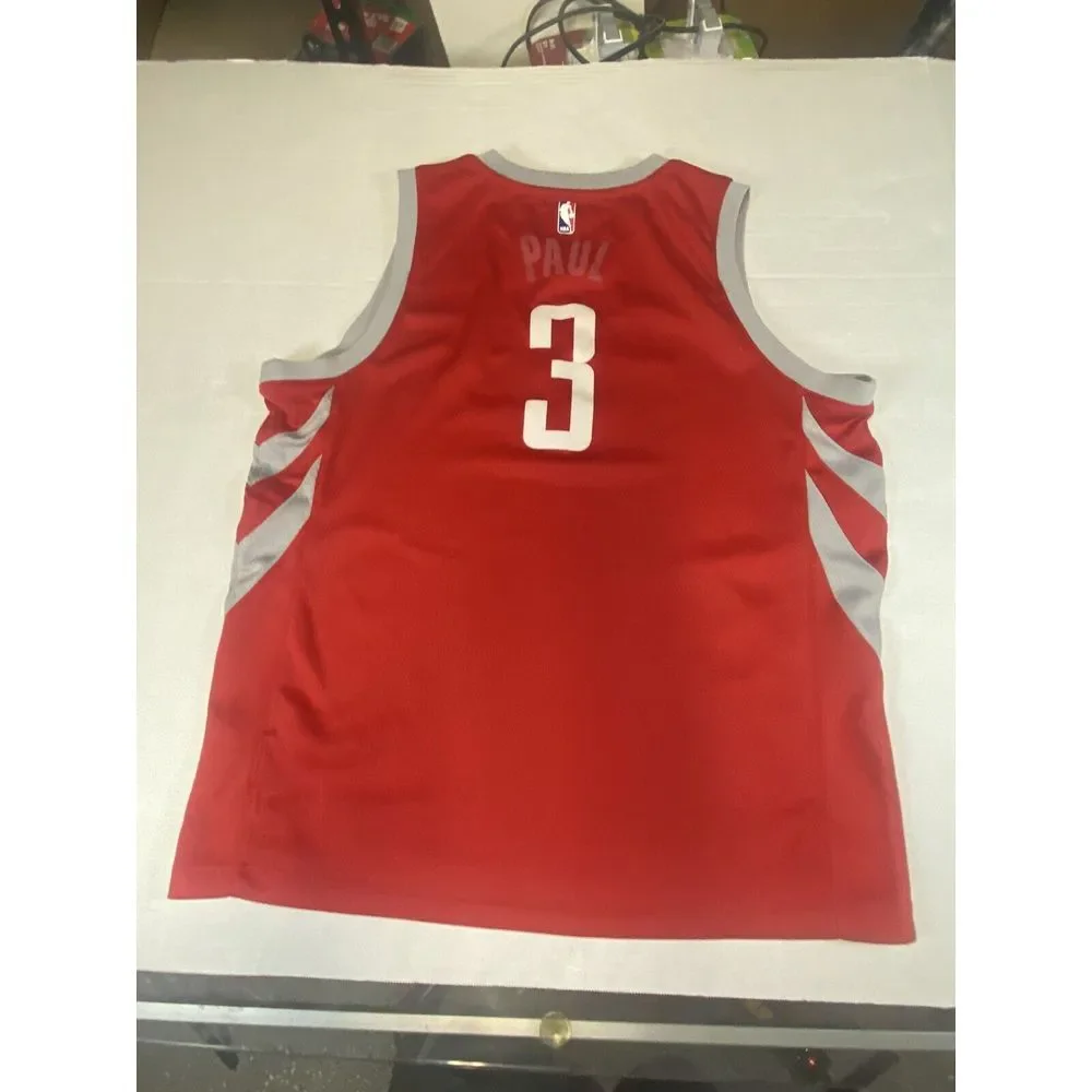 Nike Houston Rockets Chris Paul #3 NBA Basketball Jersey Mens Size XL‎ Red - Picture 15 of 16